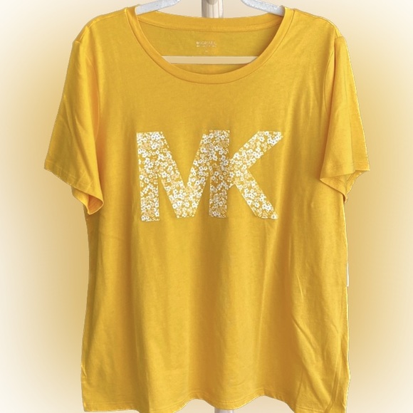 MICHAEL Michael Kors Tops - MK Flower Logo Tee